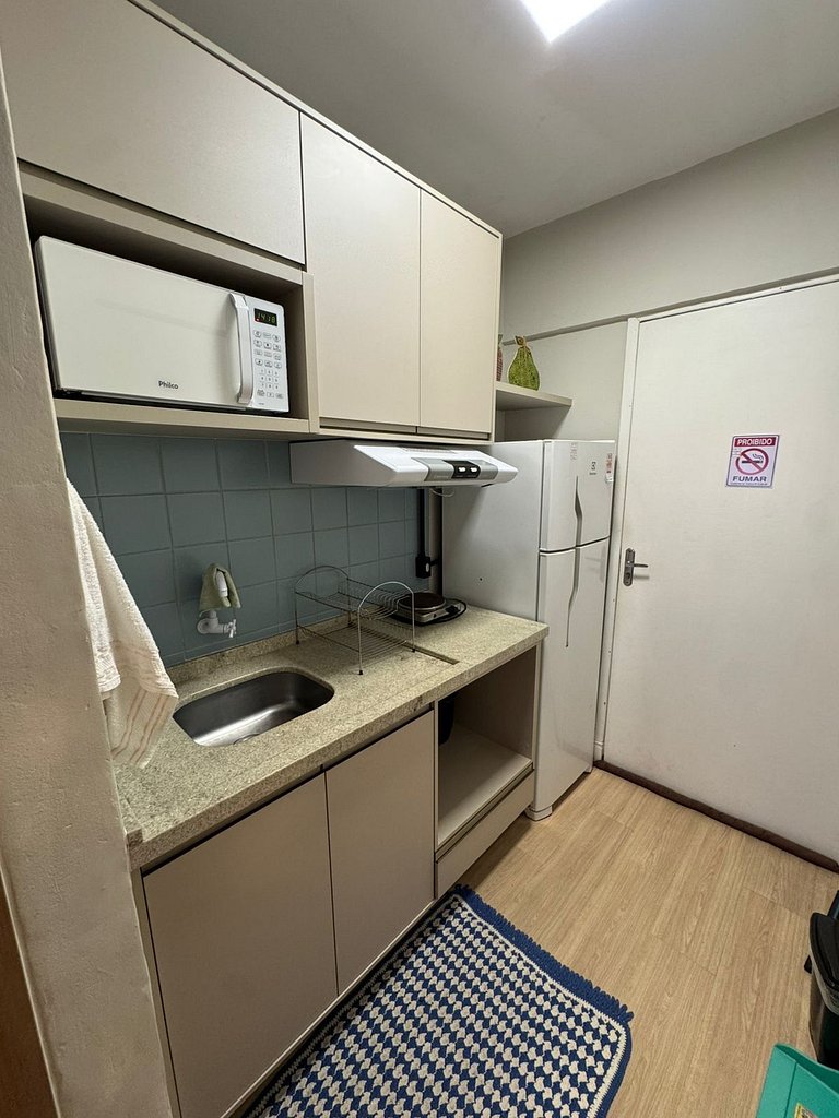Studio aconchegante Av. do Estado – perto da Praia Central