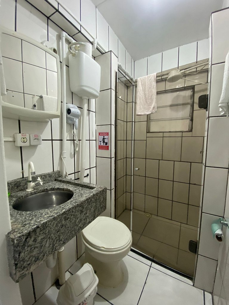 Apto 1 Dormitório no Centro para até 4 Pessoas