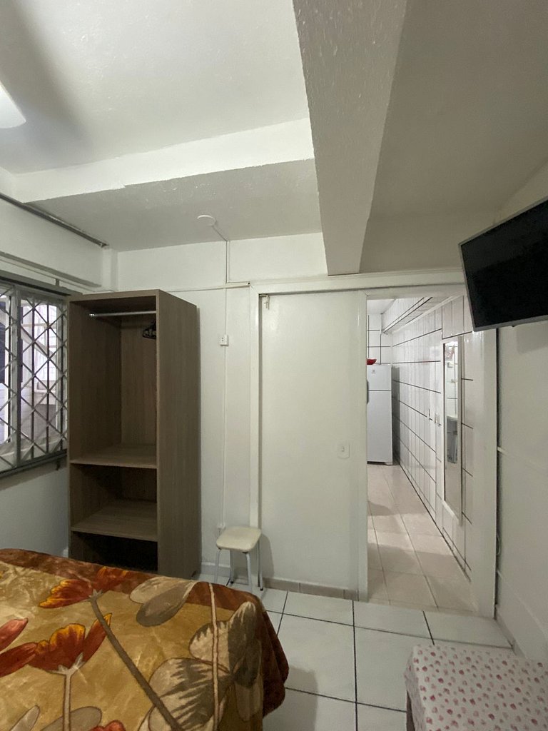 Apto 1 Dormitório no Centro para até 4 Pessoas