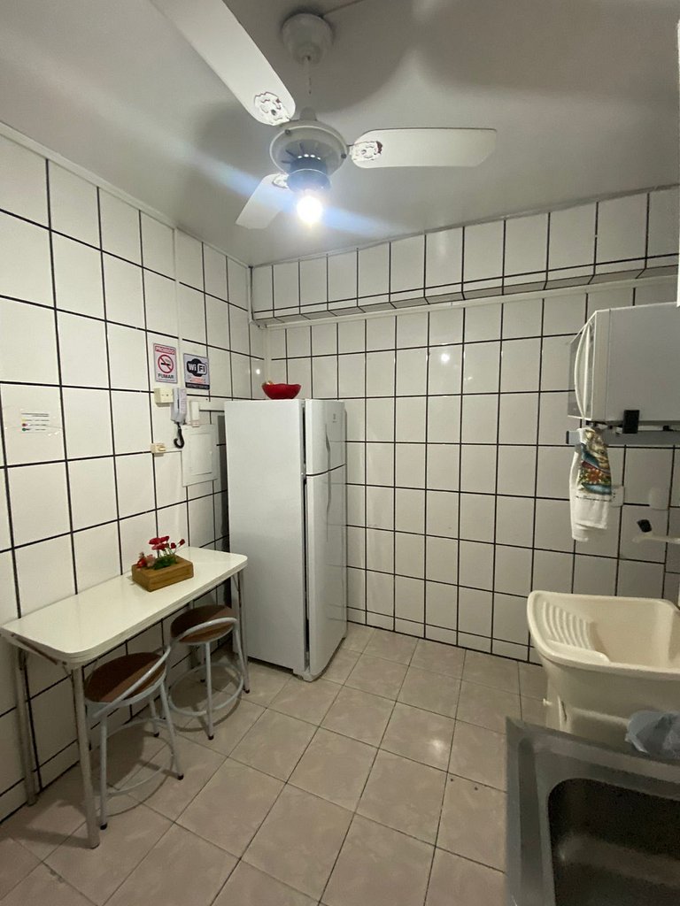 Apto 1 Dormitório no Centro para até 4 Pessoas