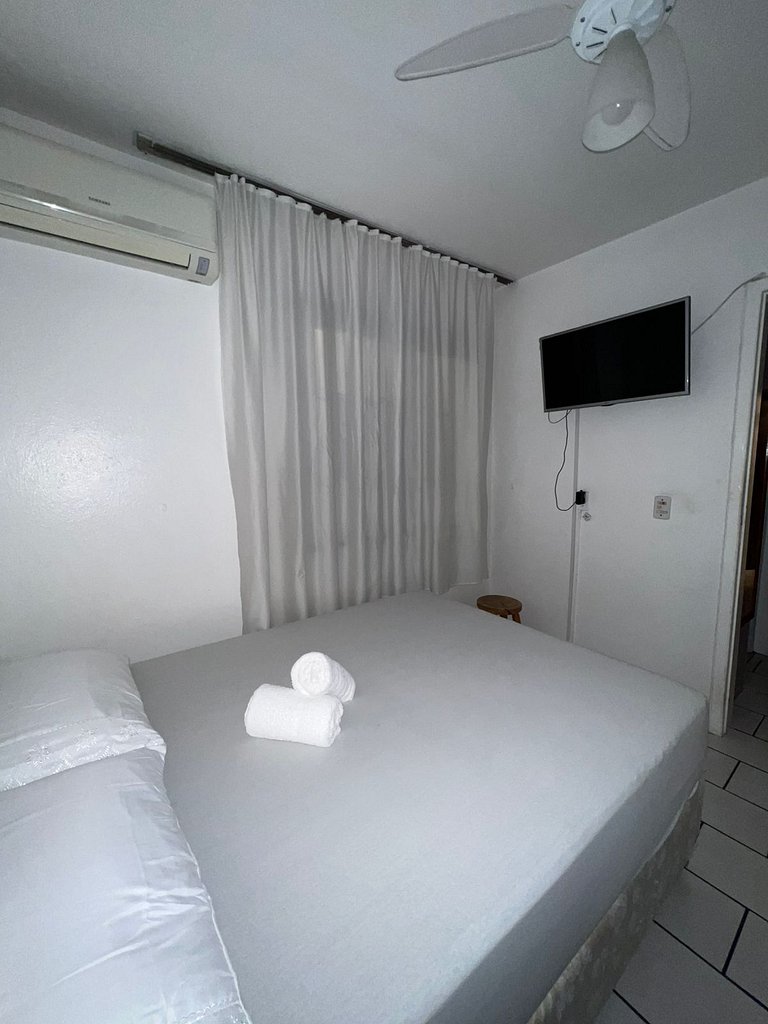 Apto 1 Dormitório no Centro para até 4 Pessoas