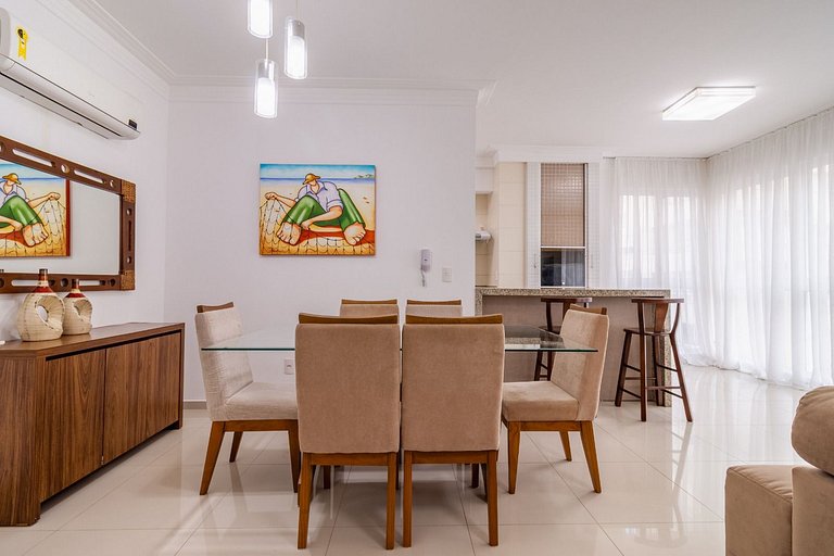 Apto Almeida e Moraes 3 Suítes Meia Praia