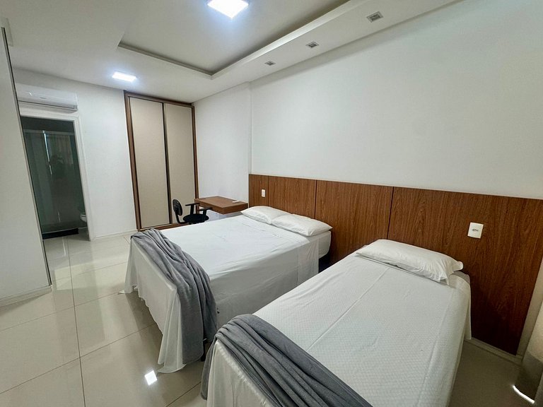 Apto Almeida e Moraes 3 Suítes vista mar