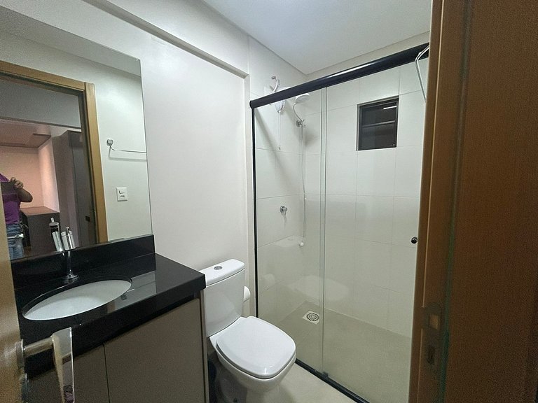 Apto Moderno com garagem passos da Vila Germânica