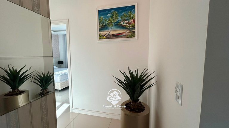 Apto 3 Suítes 3 garagens Vista Mar em Meia Praia