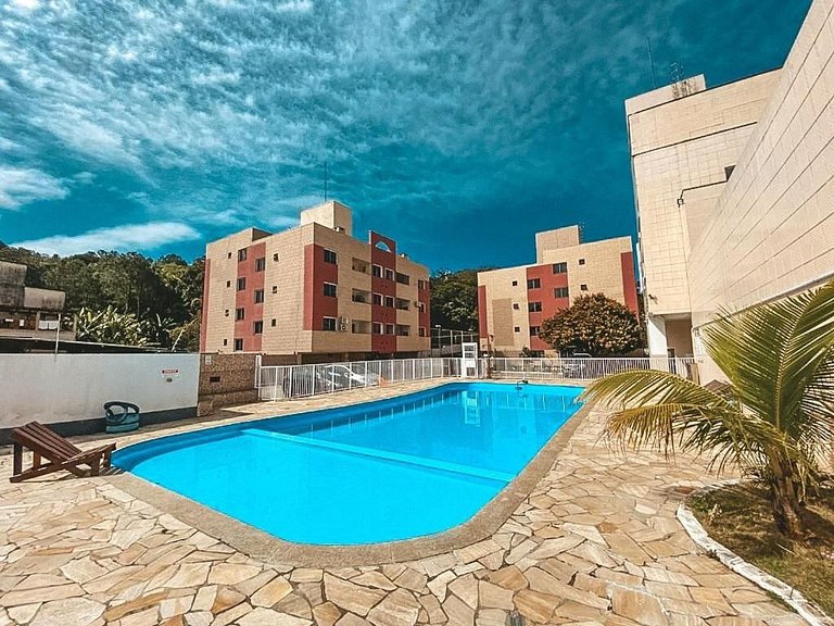 Apto Almeida e Moraes com piscina Condomínio em BC