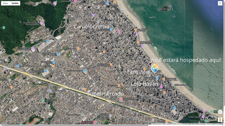 Apto próx. Praia| Suíte + Quarto| Churrasqueira| Garagem