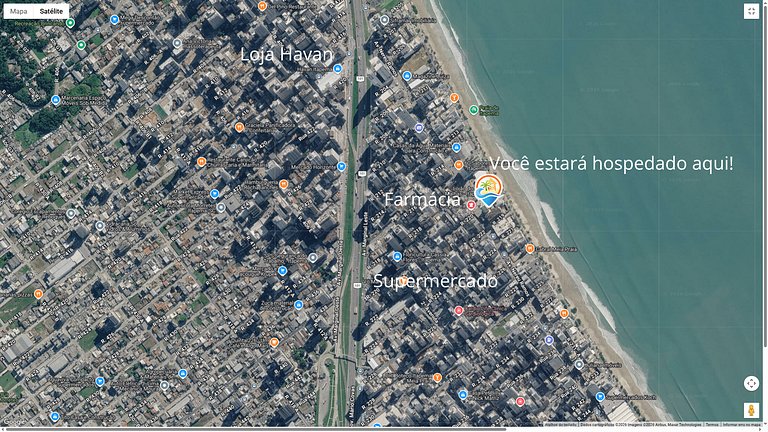 Apto 3 Suítes 3 garagens Vista Mar em Meia Praia