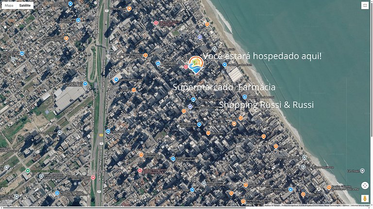 Apto Almeida Moraes 2 suítes Meia Praia