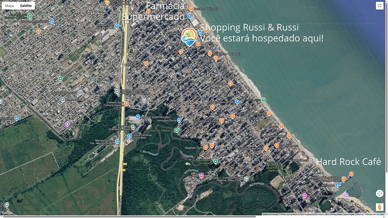 Apto 2 Quartos Meia Praia próximo Shopping Russi